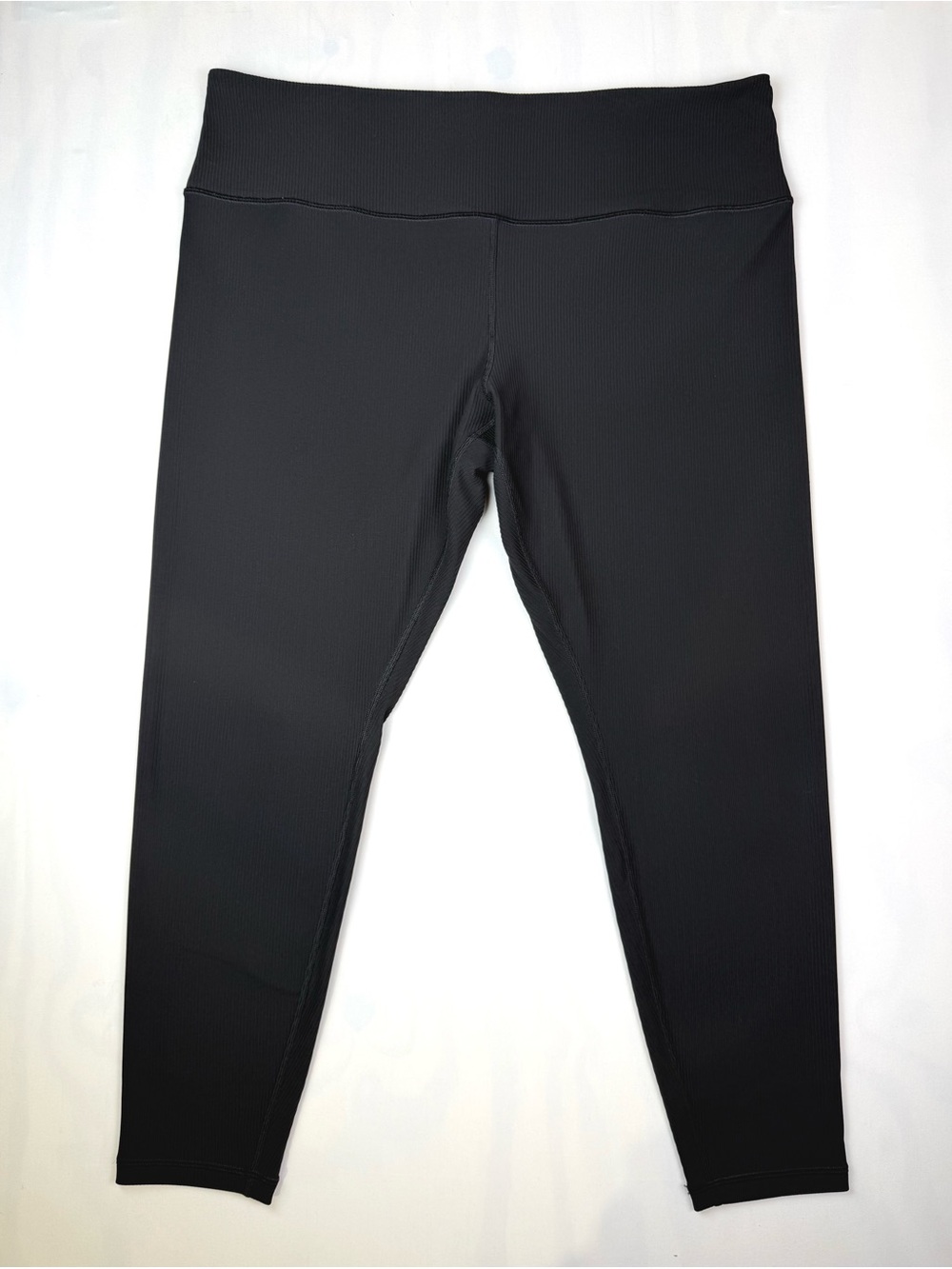 Athleta Elation Rib Tight Leggings Black High Rise Crop Plus Size 2X Yoga